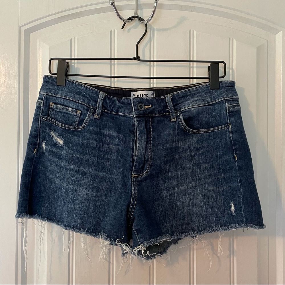 Paige Denim Cut Off Shorts